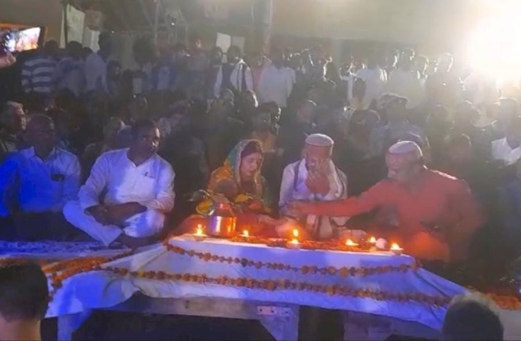 रायबरेली-विधायक ने गोकना गंगा घाट पर किया आरती और दीपदान