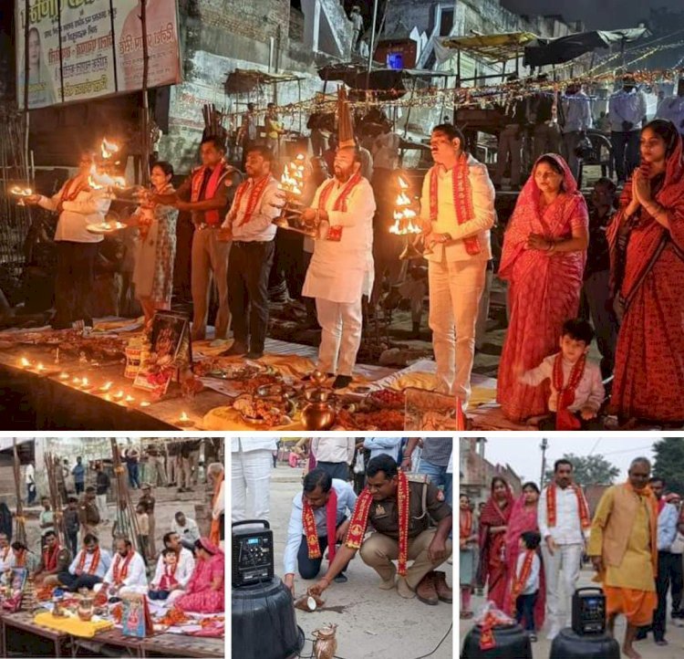 रायबरेली-गंगा तट पर जुट लाखों श्रद्धालु , महाआरती के साथ शुरू हुआ तीन दिवसीय मेला