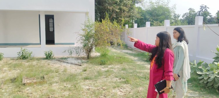 रायबरेली-शहर में रहकर पढ़ सकेंगीं बेटियां,डीएम ने किया निर्माणाधीन छात्रावास का निरीक्षण