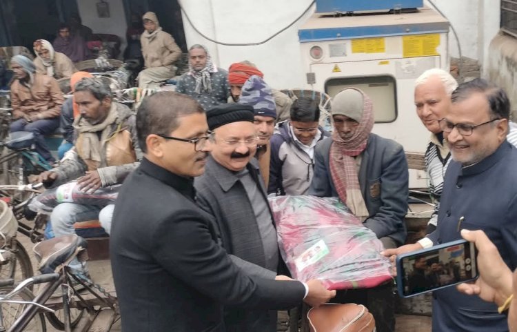रायबरेली-शीत लहरी से प्रभावित लोगो को राहुल गांधी ने किया याद - के.एल. शर्मा