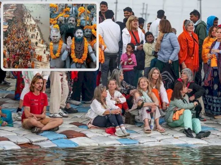 विदेशियों में महाकुंभ का जबरदस्त क्रेज, केवल इस एक देश से आ रहे हजारों श्रद्धालु