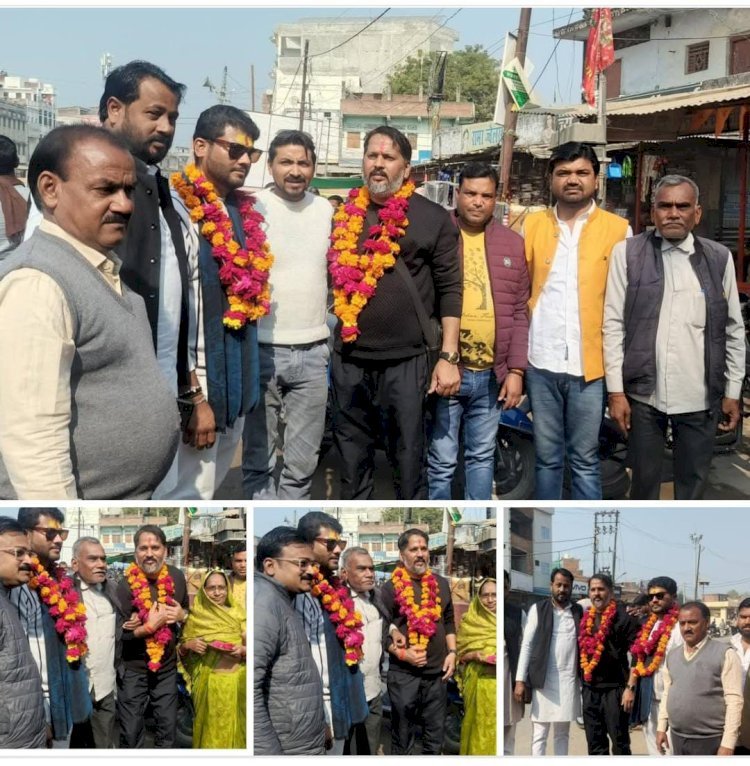 रायबरेली-गौ प्रतिष्ठा का संकल्प लेकर पद यात्रा पर कुंभ और काशी के लिए रवाना हुए युवा