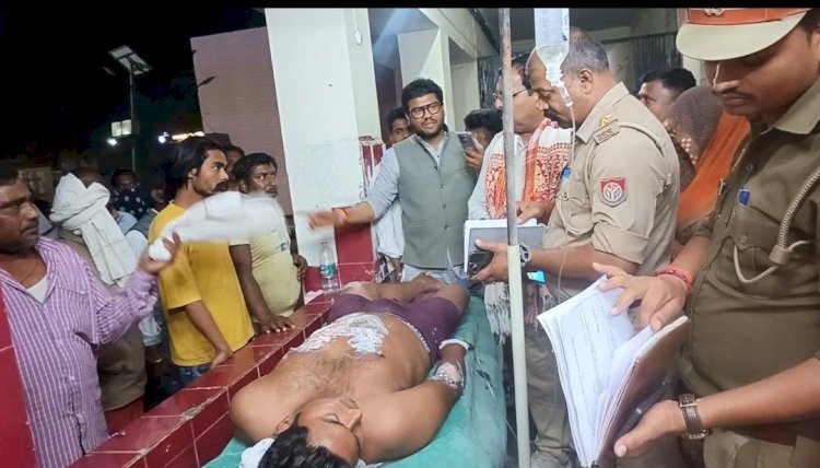 रायबरेली-दारू के लिए पैसे न देने पर दबंग ने चाचा-भतीजे पर उड़ेला खोलता तेल, एक की हालत नाजुक,,