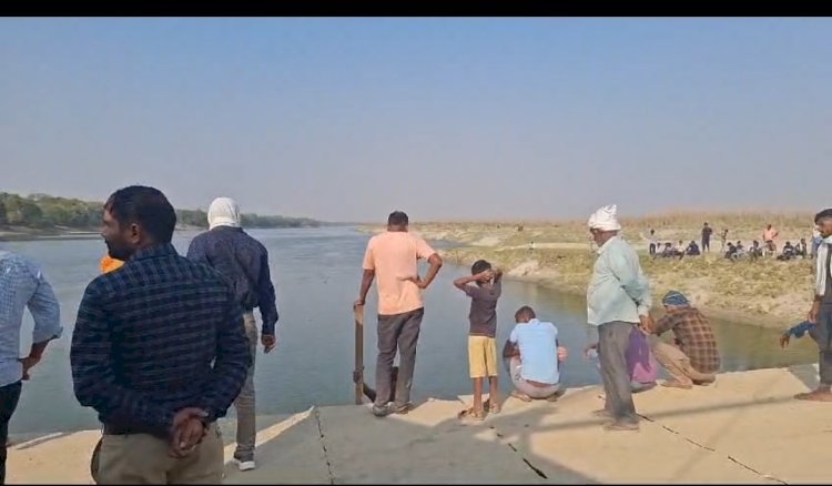 रायबरेली में गंगा स्नान करते समय डूबा युवक