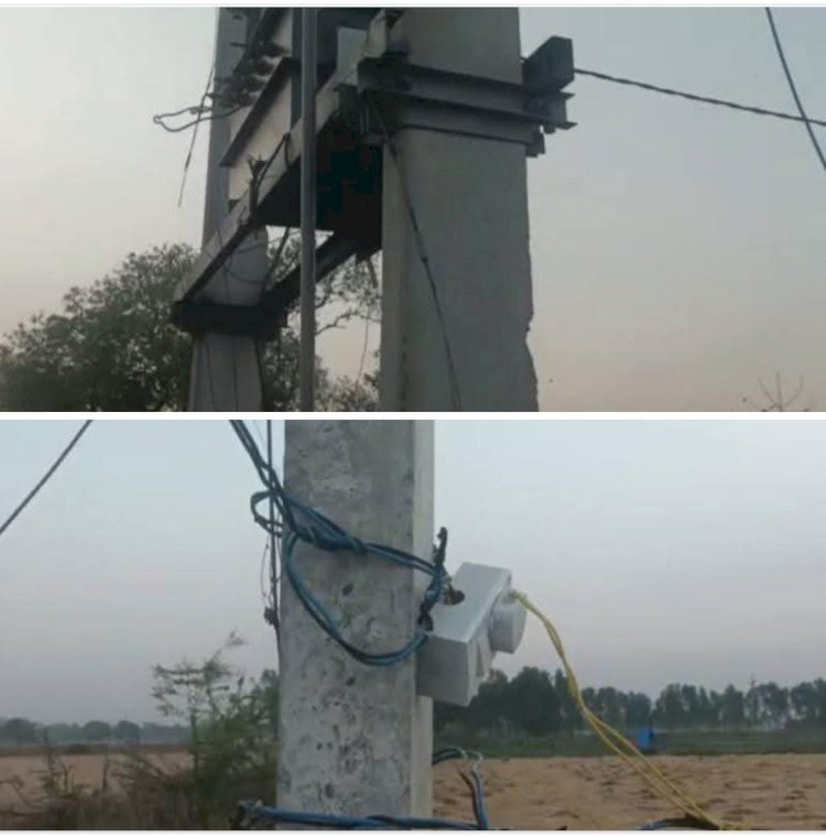 रायबरेली-खुलेआम हो रही बिजली चोरी , विभाग के जिम्मेदार बने अनजान