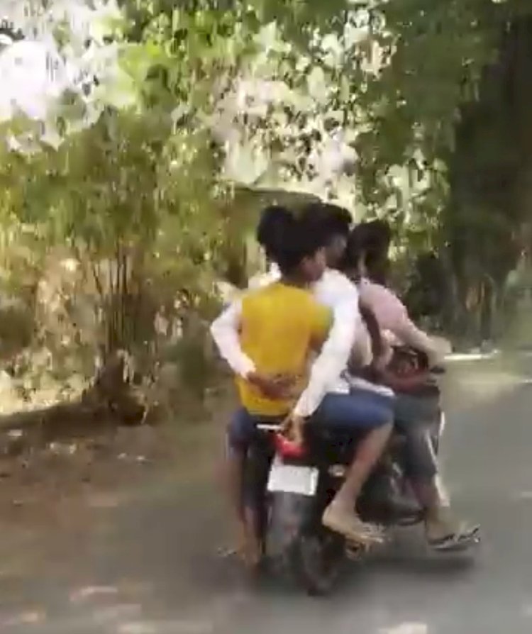 रायबरेली में यातायात नियमो की खुलेआम उड़ाई जा रहीं धज्जियां