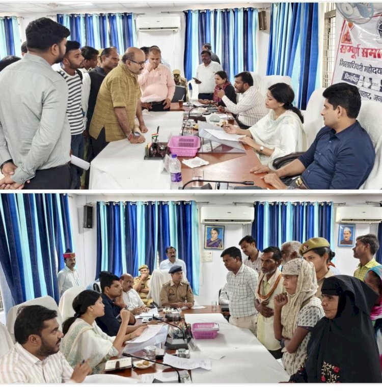 रायबरेली-तहसील ऊंचाहार में जिलाधिकारी की अध्यक्षता में सम्पूर्ण समाधान दिवस का आयोजन,,
