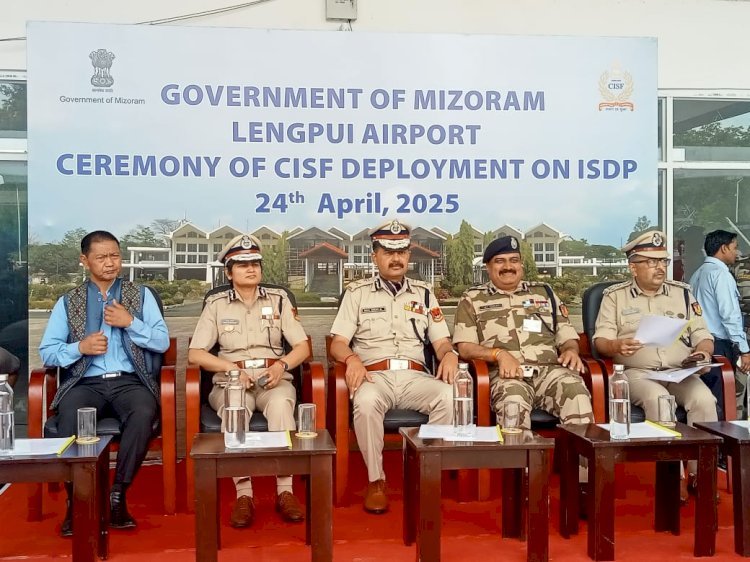 रायबरेली-मिजोरम हवाई अड्डे की सुरक्षा अब सीआईएसएफ के हाथ,,