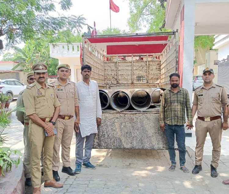रायबरेली-चौकी इंचार्ज नें एनटीपीसी से लोहा चोरी करने वाले दो आरोपियों को किया गिरफ्तार,,,