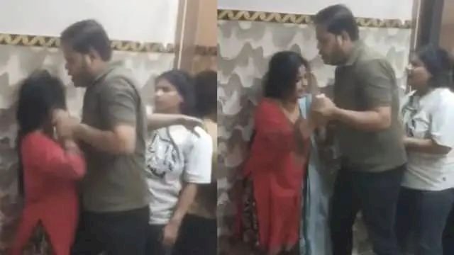 प्रेमिका के साथ अय्याशी कर रहा था पति, पीछा करते हुए पहुंच गई पत्नी और