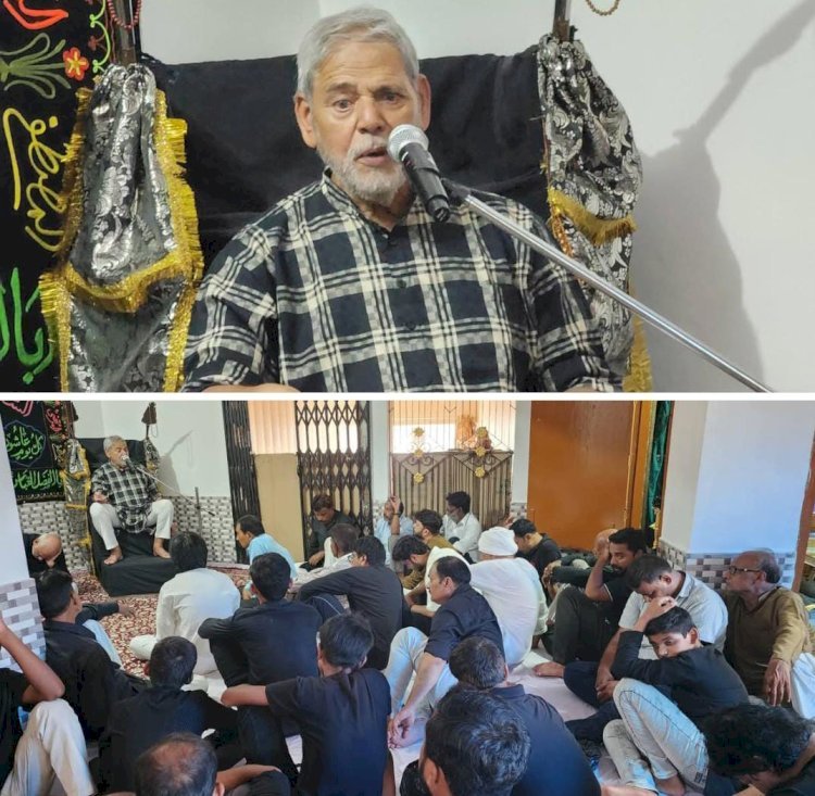 रायबरेली-जब से आने को कहा था कर्बला से हिंद में ,हो गया उस रोज से हिंदोस्ता शब्बीर का,,,