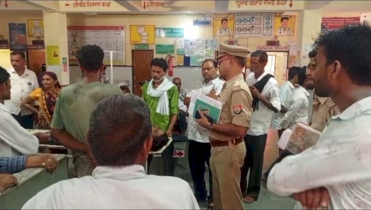 रायबरेली में शराब के ठेके पर रात में सोया था सेल्समैन शराब के ठेके के अंदर खून से लतपथ पड़ा मिला युवक
