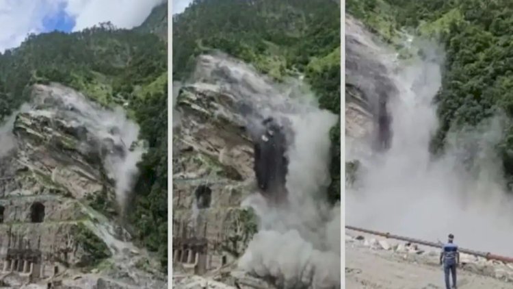 चमोली में THDC की निर्माणाधीन हाइड्रोइलेक्ट्रिक प्रोजेक्ट साइट पर भारी लैंडस्लाइड,12 मजदूर घायल