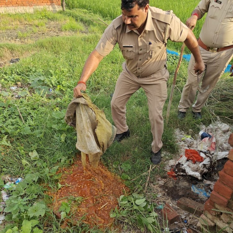 रायबरेली-आबकारी विभाग ने कार्रवाई करते हुए 118 लीटर अवैध कच्ची शराब पकड़ी