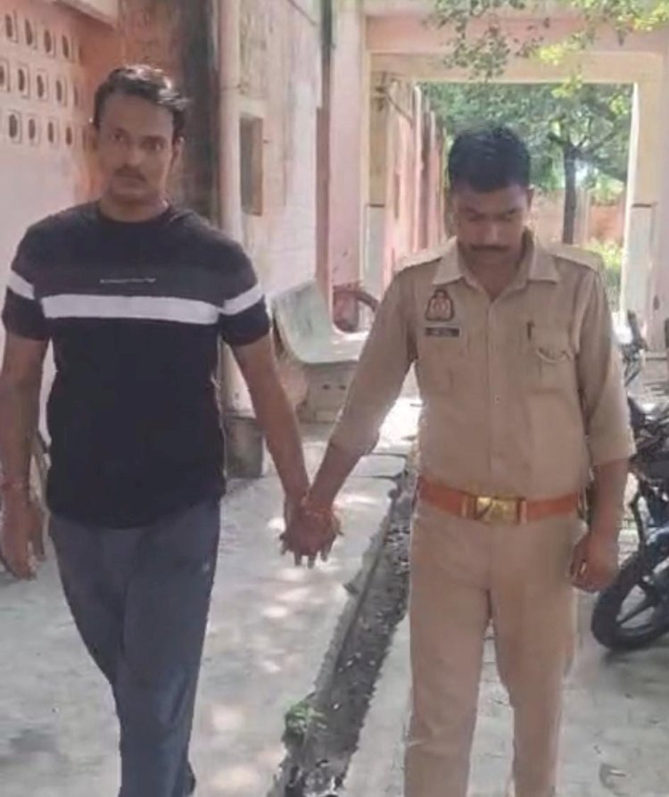 रायबरेली-ऊंचाहार पुलिस नें गैंगस्टर एक्ट में वांछित आरोपी को गिरफ्तार कर भेजा जेल