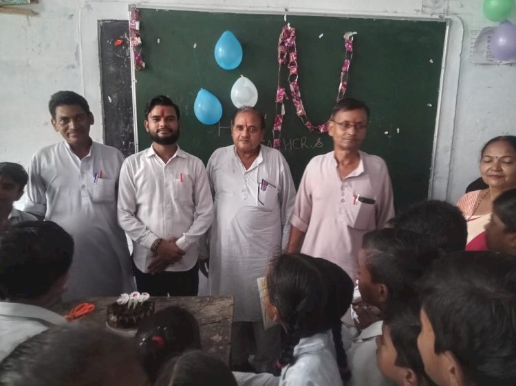 रायबरेली-शिक्षक दिवस पर सुदेश सरस्वती शिशु मंदिर में गरिमामय कार्यक्रम आयोजित, मुख्य अतिथि हिमांशु साहू ने किया शिक्षकों का सम्मान