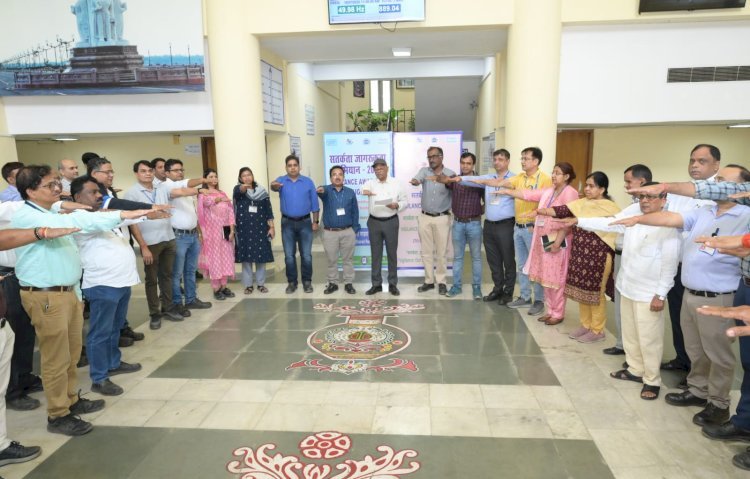 रायबरेली-सत्यनिष्ठा प्रतिज्ञा के साथ एनटीपीसी में सतर्कता जागरूकता सप्ताह शुरू