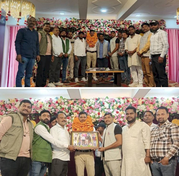 रायबरेली-ऊंचाहार में आरक्षी आशीष पाल की भावभीनी बिदाई स्थानीय लोगों ने फूल‑माला पहना दिया प्रतीक चिह्न