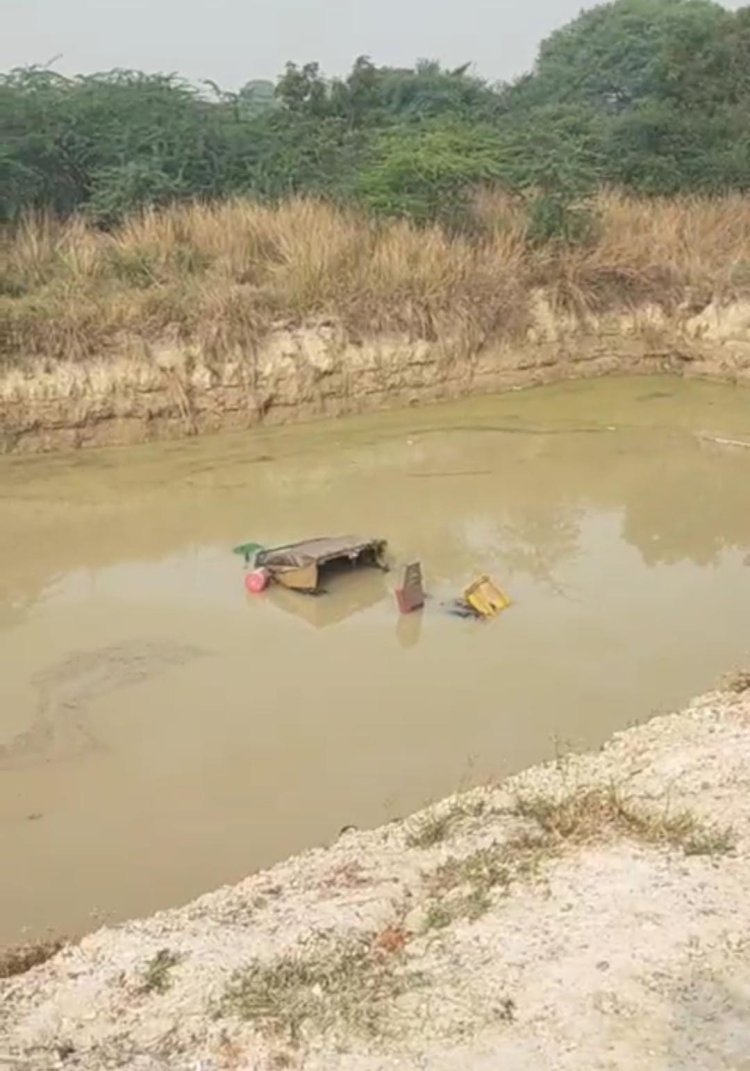 रायबरेली-धान साफ करने जा रही ट्रैक्टर मशीन अनियंत्रित होकर पलटी, ड्राइवर की दर्दनाक मौत