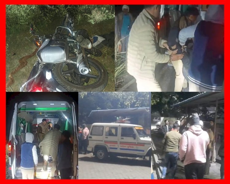 रायबरेली-अज्ञात वाहन की टक्कर से दो युवकों की मौत 