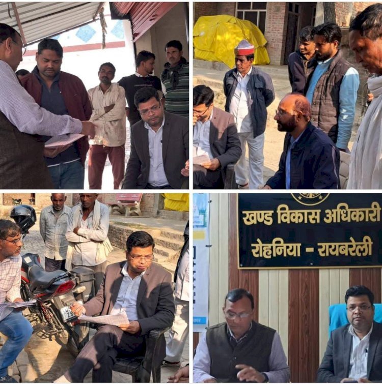 रायबरेली-एसडीएम राजेश श्रीवास्तव ने रोहनिया ब्लॉक में  (SIR) कार्यक्रम के तहत चल रहे कार्यों का किया औचक निरीक्षण,,, 