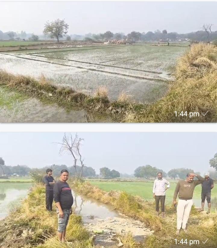 रायबरेली - क्षेत्र के पूरे भगन का पुरवा गांव में नहरिया का पानी से भारी नुकसान