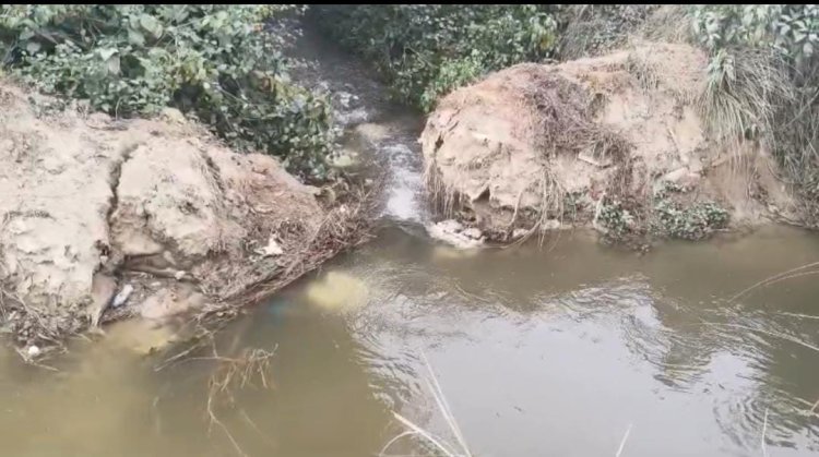 रायबरेली- उफना रही नहर , कटान गंगा में जा रहा पानी 