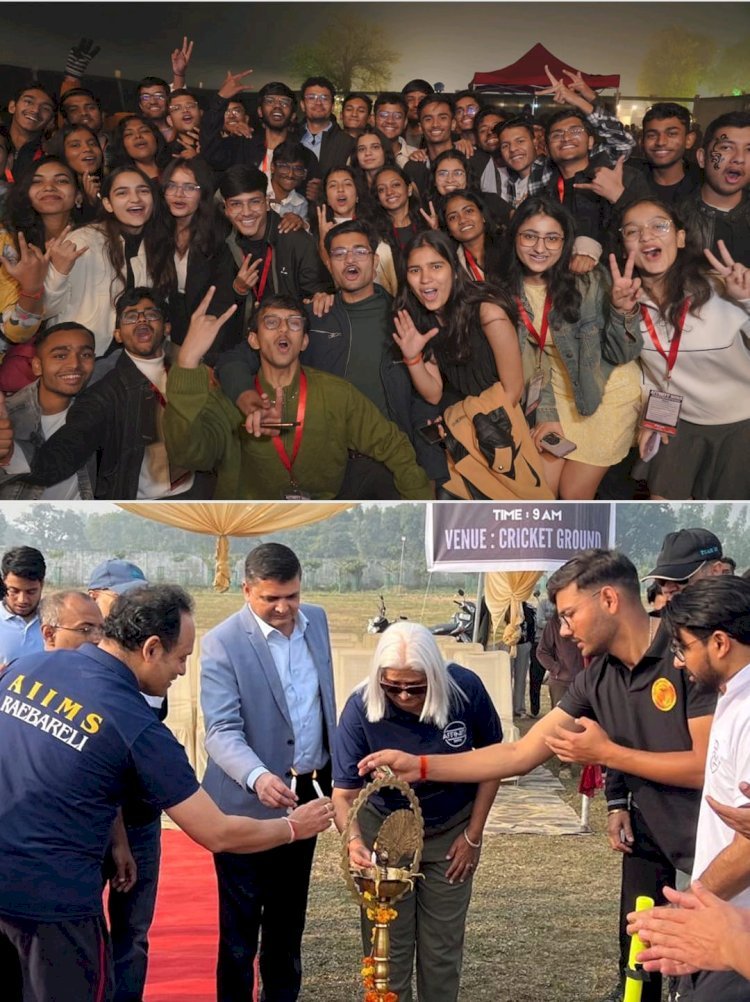 एफ़िनिटी 2025 ने AIIMS रायबरेली में अंतर-महाविद्यालयीय मेडिकल फेस्ट्स के लिए एक नया मानक किया स्थापित 