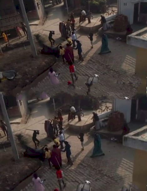 रायबरेली - जमीनी विवाद को लेकर चले लाठी डंडे, वीडियो हुआ वायरल