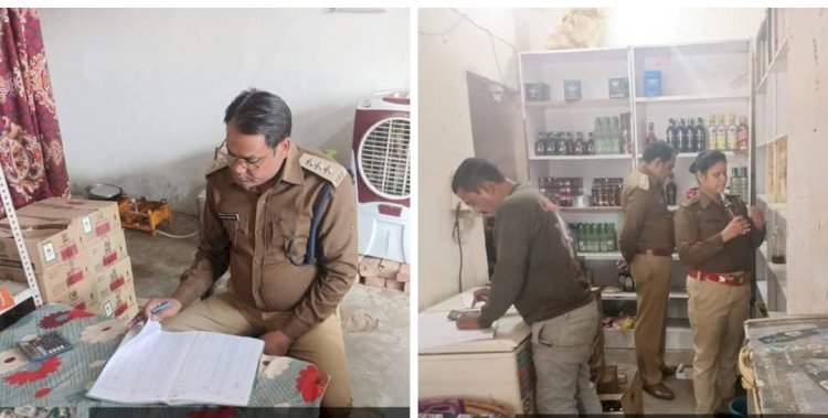 रायबरेली:ऊंचाहार मेंआबकारी विभाग ने शराब ठेकों का किया औचक निरीक्षण, स्टॉक और रजिस्टर खंगाले
