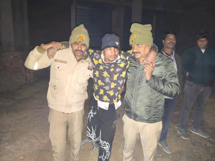 रायबरेली पुलिस और 25 हजार के इनामिया बदमाश के बीच मुठभेड़, पैर में लगी गोली