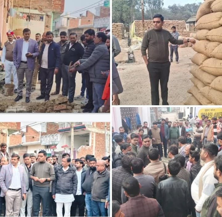 रायबरेली-एडीएम ने धान क्रय केंद्रों का किया औचक निरीक्षण