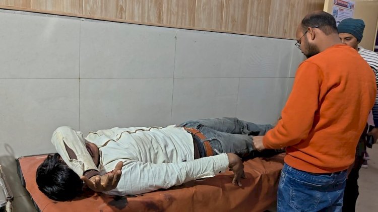 रायबरेली-साइकिल सवार को बचाने के चक्कर में बाइक सवार युवक हुआ दुर्घटना का शिकार, रेफर