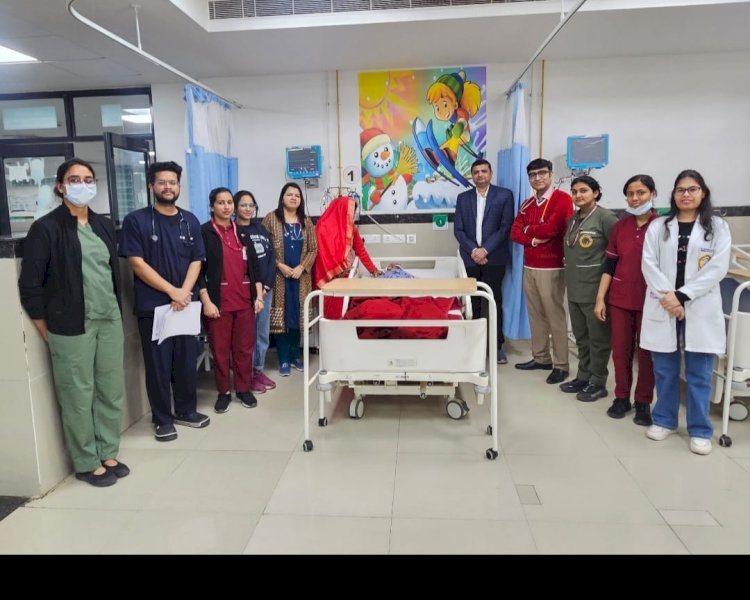 रायबरेली - एम्स रायबरेली ने चार महीने की बच्ची को दिया जीवनदान, आनुवंशिक बीमारी “स्पाइनल मस्कुलर एट्रोफी” का किया इलाज