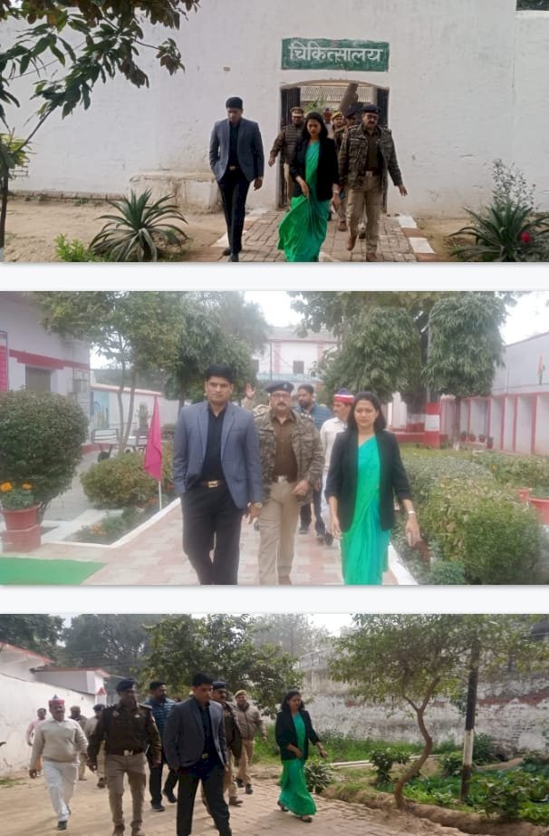 रायबरेली-डीएम-एसपी ने जिला कारागार का किया निरीक्षण