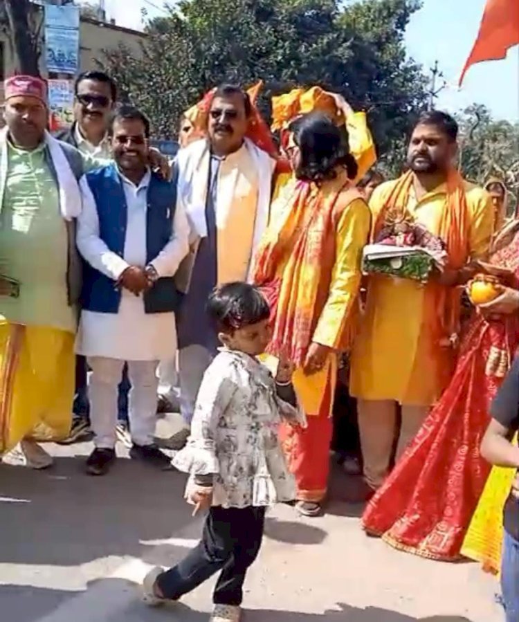 रायबरेली-ऊंचाहार:भक्तिमय वातावरण में निकलीभव्य कलश यात्रा, 'श्रीमद्भागवत कथा' का हुआ श्रीगणेश,,, 