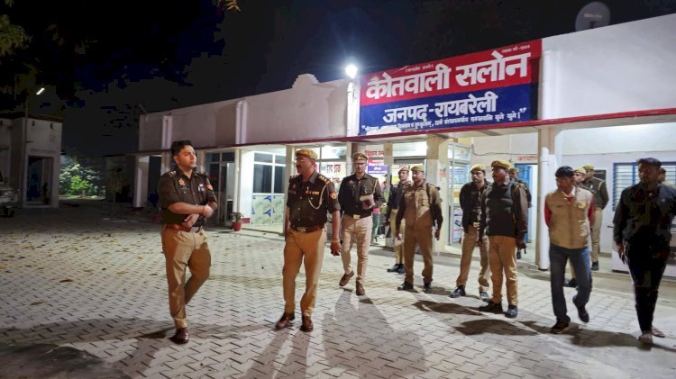 रायबरेली के नए पुलिस अधीक्षक रवि कुमार का सलोन और डीह थानों पर औचक निरीक्षण