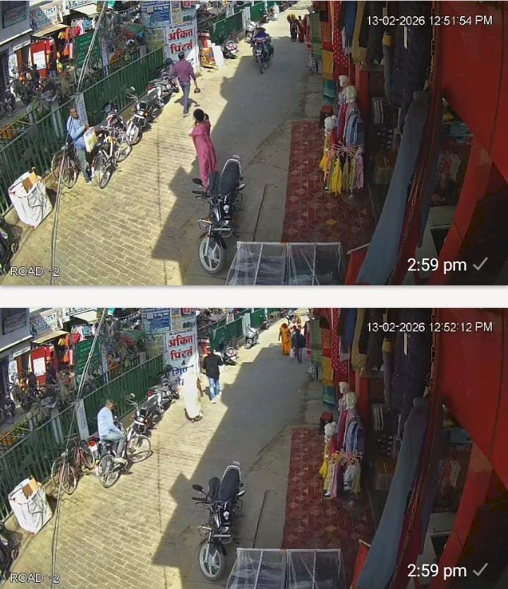 रायबरेली-चोरों को नहीं रहा पुलिस का भय, दिनदहाड़े साइकिल चोरी का वीडियो हुआ वायरल