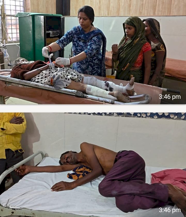 रायबरेली-साइकिल सवार दंपति को तेज रफ्तार अज्ञात कार ने मारी जोरदार टक्कर, एक गंभीर