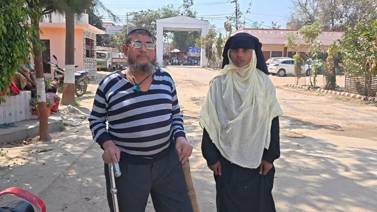 दबंग महिला से दिव्यांग दुकानदार को उधारी का पैसा मांगना पड़ा भारी