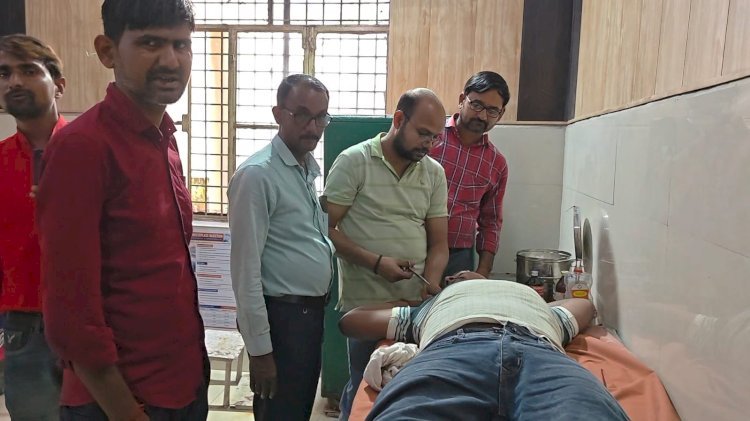 रायबरेली-अज्ञात कार ने बाइक सवार को पीछे से मारी जोरदार टक्कर, हालत गंभीर