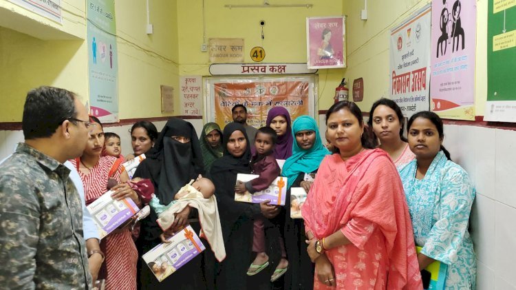 रायबरेली-सामुदायिक स्वास्थ्य केंद्र में ‌कन्या जन्मोत्सव मना कर माताओं को जनकल्याणकारी योजनाओं की दी गई जानकारी