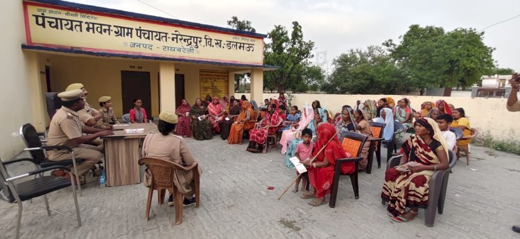 रायबरेली-मिशन शक्ति फेस 5 के तहत महिलाओं एवं किशोरियों को किया जागरूक