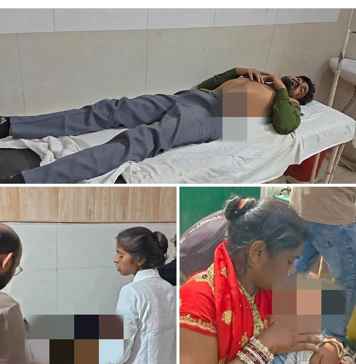 रायबरेली-अज्ञात बाइक सवार को बचाने के चक्कर में बाइक समेत डिवाइडर से टकराया परिवार, एक गंभीर