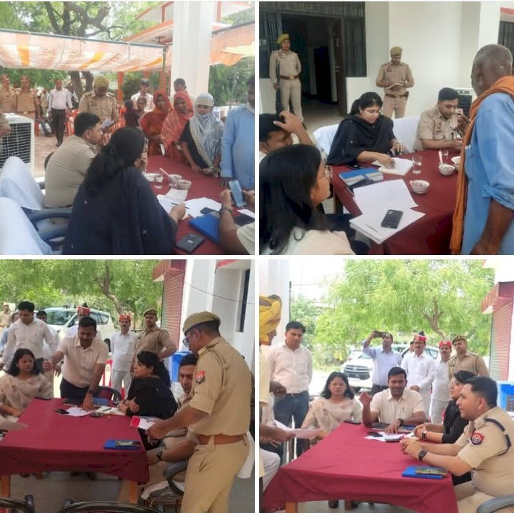 रायबरेली-डीएम-एसपी ने थाना दिवस पर सुनी लोगों की शिकायतें- जनसमस्याओं के त्वरित निस्तारण के दिए निर्देश