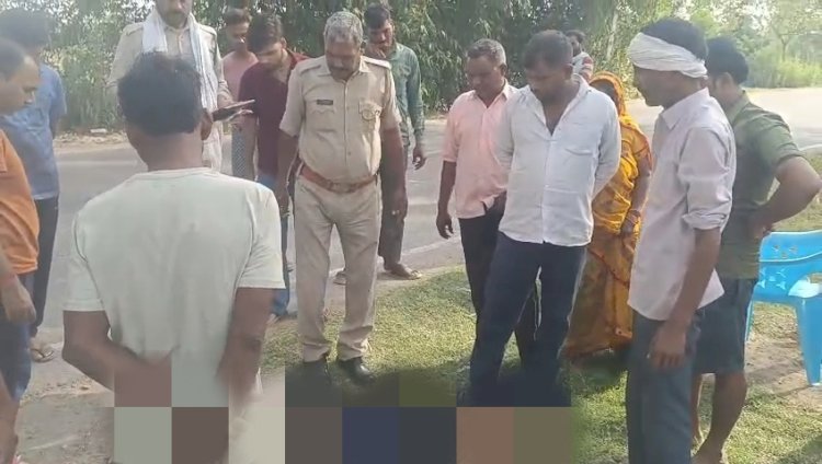 रायबरेली-गांव के बाहर सड़क किनारे बेहोशी की हालत में अर्धनग्न अवस्था में मिली युवती