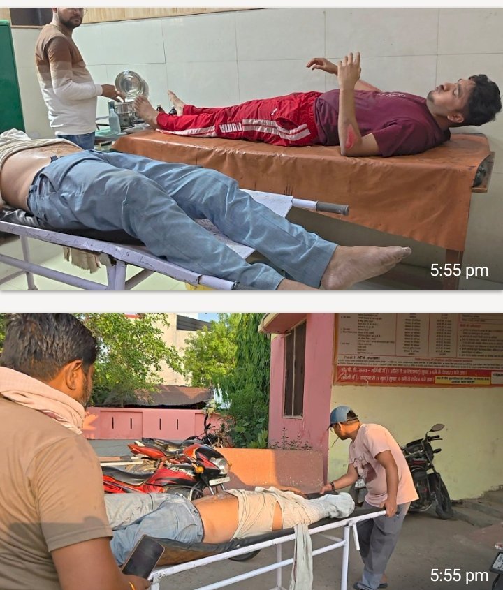 रायबरेली-दो बाइकों की आमने-सामने टक्कर में दो घायल, एक गंभीर