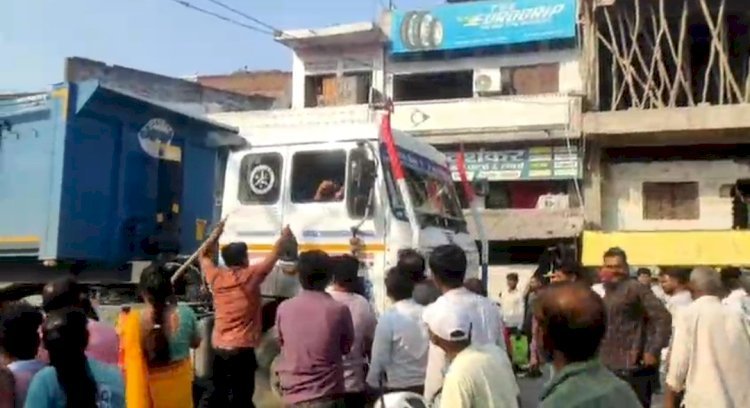 रायबरेली-डलमऊ में चौकी से चंद कदमो की दूरी पर दबंगों का तांडव