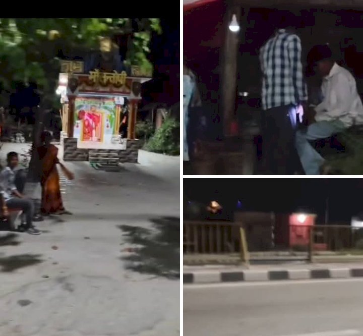 रायबरेली-मंदिर के बगल में मीट की दुकान संचालित होने का वीडियो हुआ वायरल