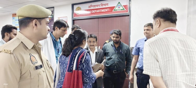 रायबरेली-डीएम ने एम्स का निरीक्षण कर व्यवस्थाओं का लिया जायजा